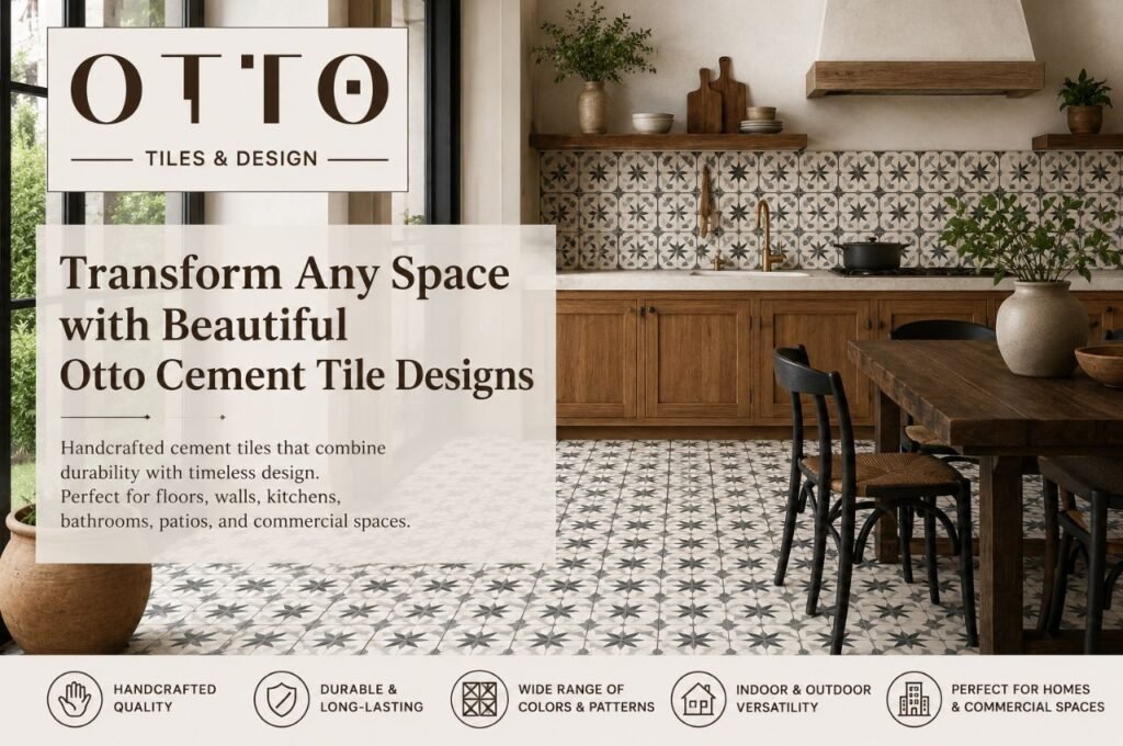 Beautiful Otto Cement Tile Designs
